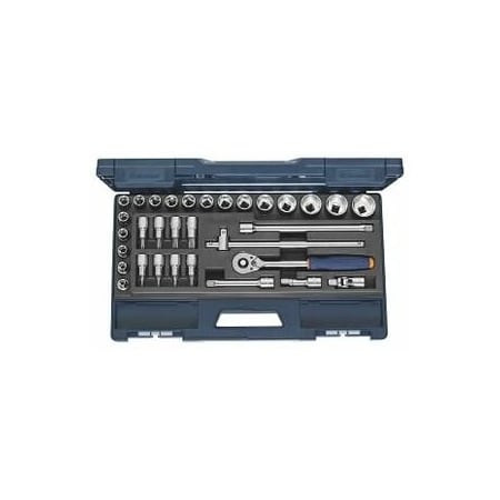 Garant 32 Pc 1/2 inch Drive Socket Set, 6 pt, 8 mm to 34 mm, 639062 6 639062 6